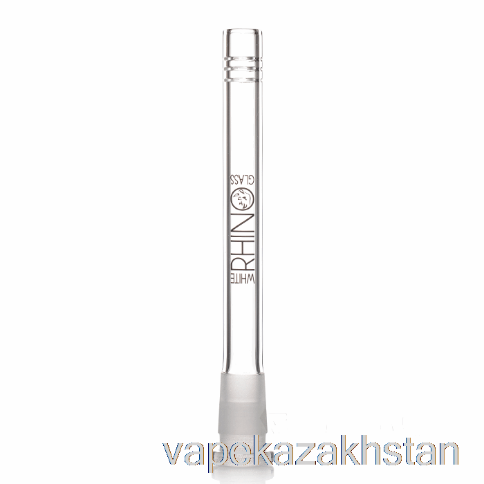 Vape Smoke White Rhino 19/14 Glass Downstem 6inch